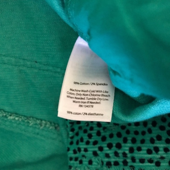 Vineyard Vines Camden Green Dot Print Cords Size 0 - 527 - Picture 4 of 6